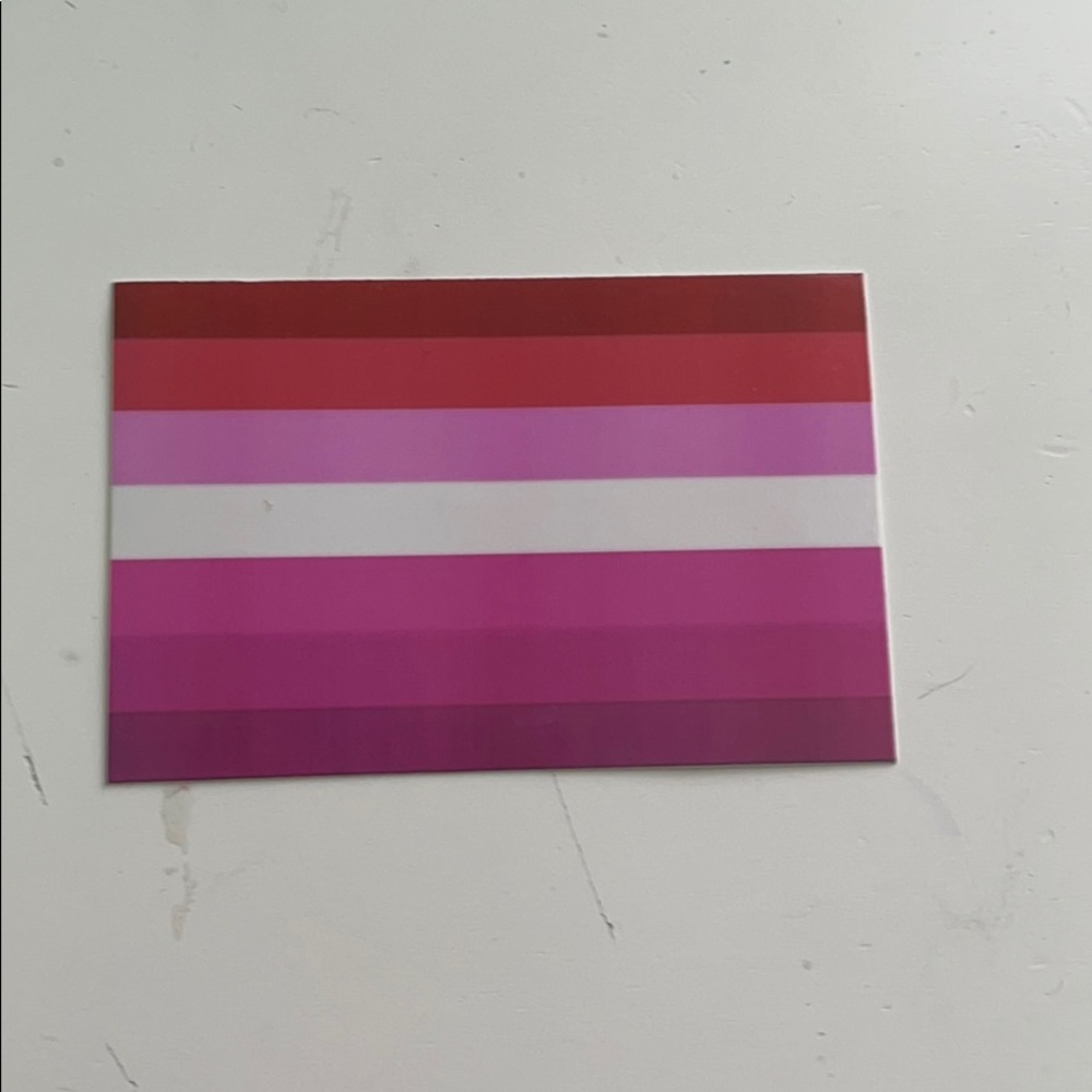 Lipstick Lesbian Pride Sticker!